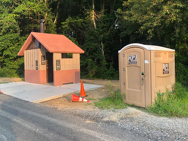 Bear Swamp Bathroom at Bombay Hook NWR